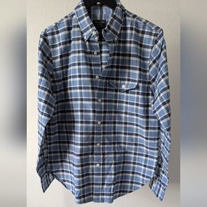 Blue Checkered Men's Shirt
